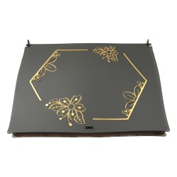 KUTU PLEKSİ DESENLİ 33*24*3CM T433