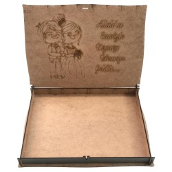 KUTU PLEKSİ DESENLİ 33*24*3CM T433