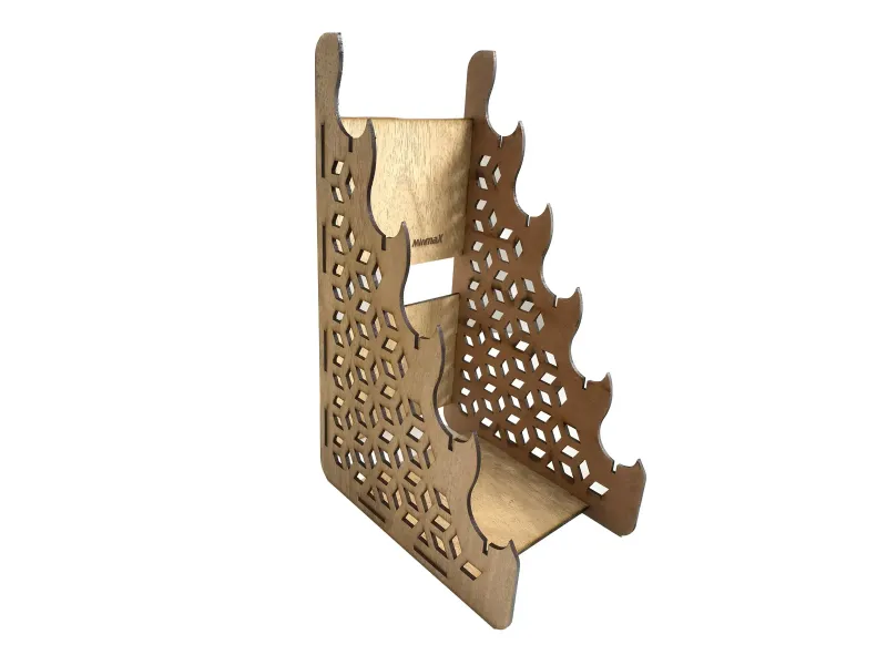 Bıçak Standı Desenli 5'li T422