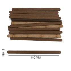 AHŞAP MDF ÇUBUK 140*8MM - 50'Lİ PAKET - T438