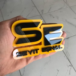 İSME ÖZEL DİKİZ AYNA SÜSÜ T276