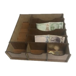 ÇEKMECE İÇİ AHŞAP PARA DÜZENLEYİCİ T75