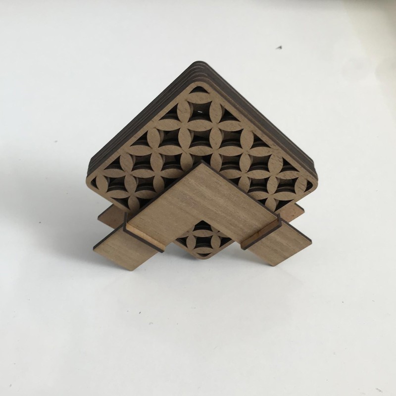 STANDLI 6'LI BARDAK ALTLIĞI T234