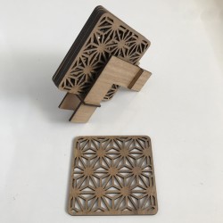 STANDLI 6'LI BARDAK ALTLIĞI T235