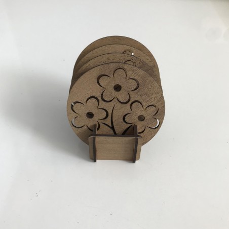 STANDLI 4’LÜ BARDAK ALTLIĞI T236