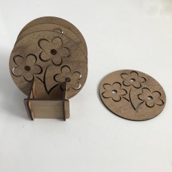 STANDLI 4’LÜ BARDAK ALTLIĞI T236