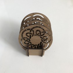 STANDLI 4’LÜ BARDAK ALTLIĞI T238