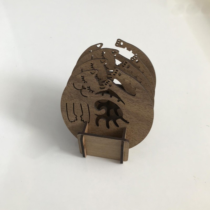 STANDLI 4’LÜ BARDAK ALTLIĞI T240