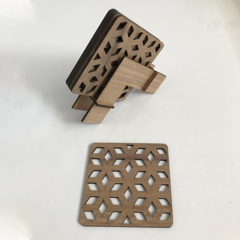 STANDLI 6’LI BARDAK ALTLIĞI T242