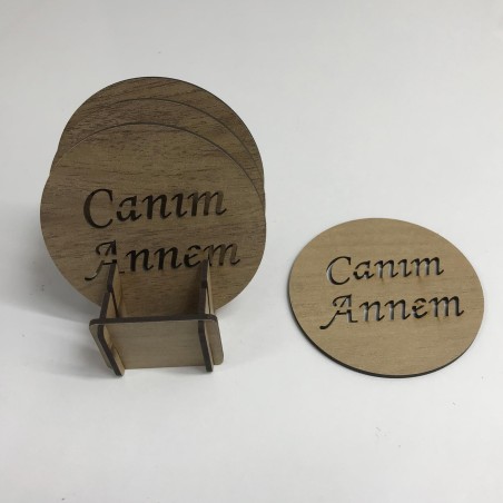 STANDLI 4’LÜ BARDAK ALTLIĞI T243