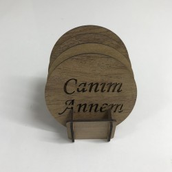 STANDLI 4’LÜ BARDAK ALTLIĞI T243