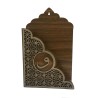 AHŞAP KUR'AN I KERİM KUTUSU ASKILI MDF DESENLİ 19*30*6CM T209