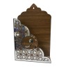 AHŞAP KUR'AN I KERİM KUTUSU ASKILI PLEKSİ DESENLİ 19*30*6CM T210