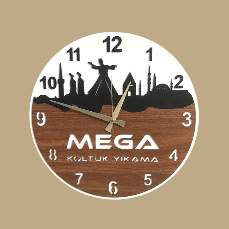 KONYA SİLÜET DUVAR SAATİ T459