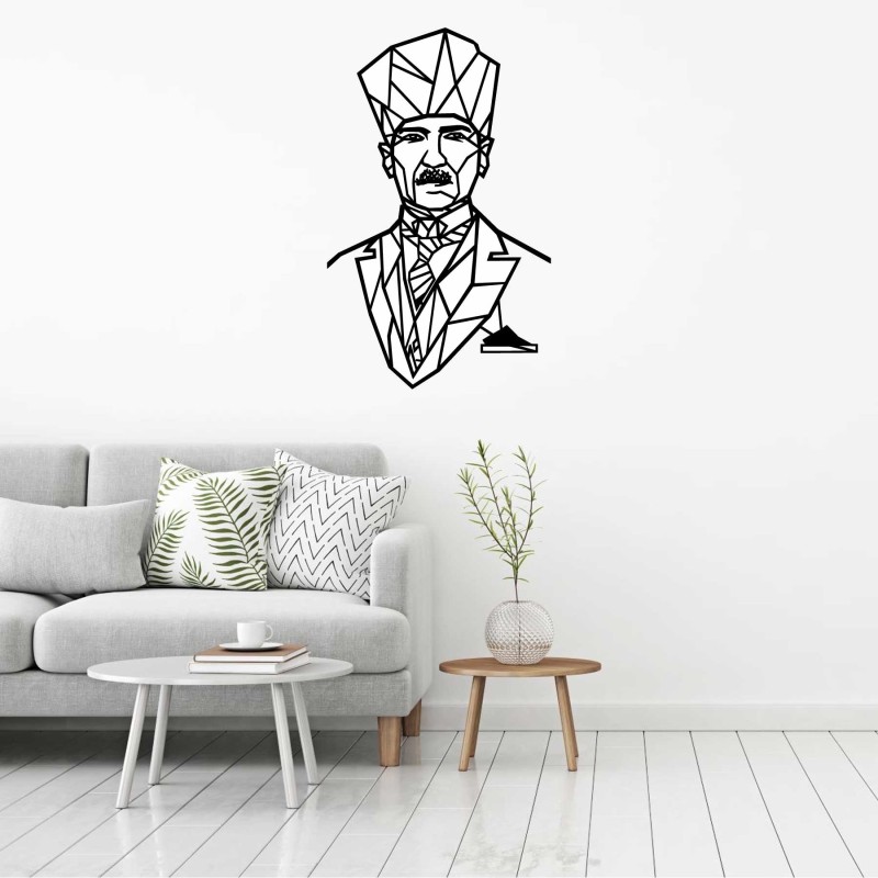 GEOMETRİK ATATÜRK DUVAR TABLOSU T445