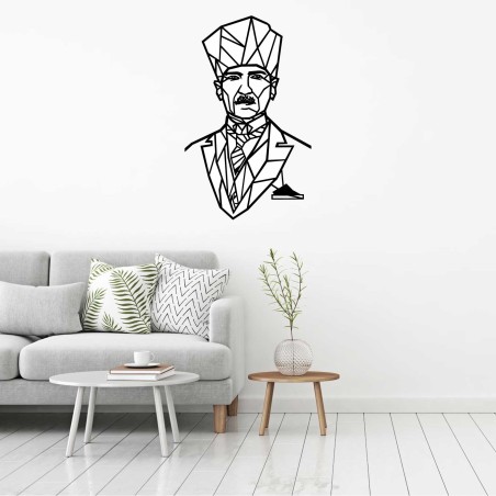 GEOMETRİK ATATÜRK DUVAR TABLOSU T445